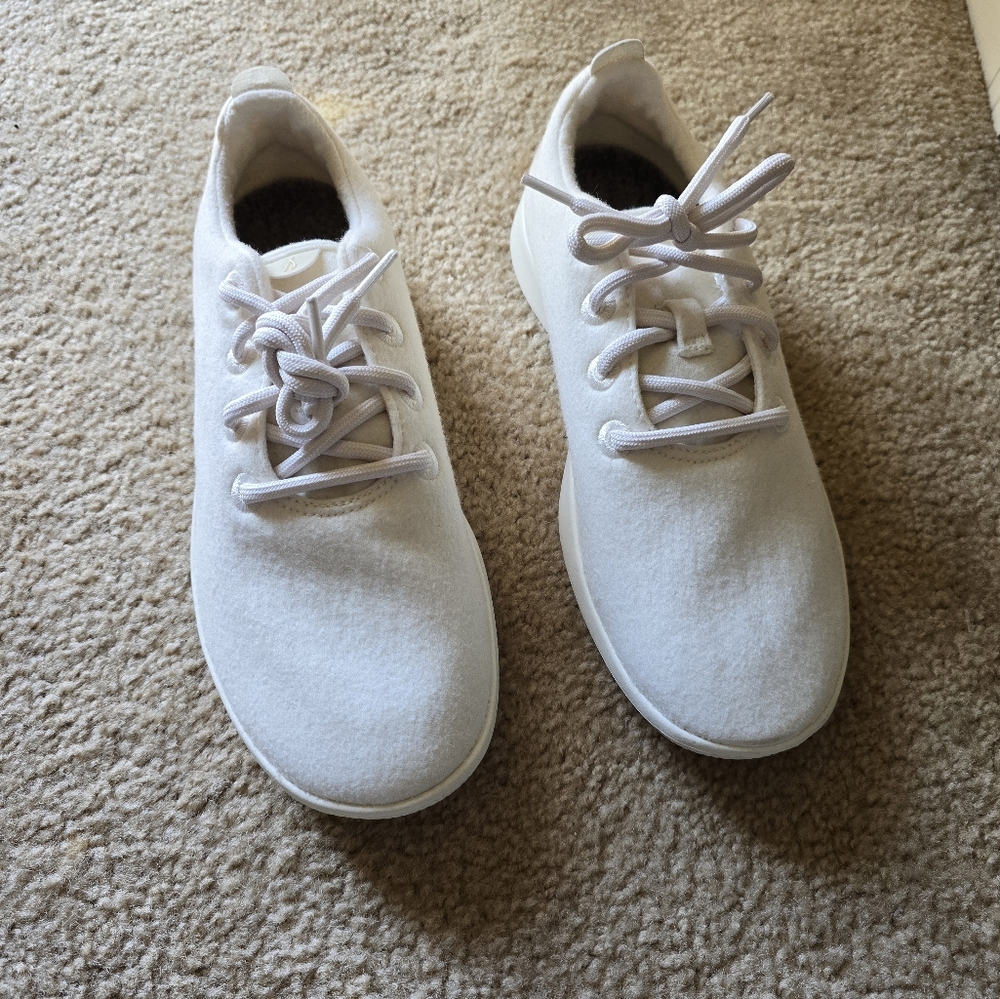 Allbirds White Wool Runners - Picture 10 of 11
